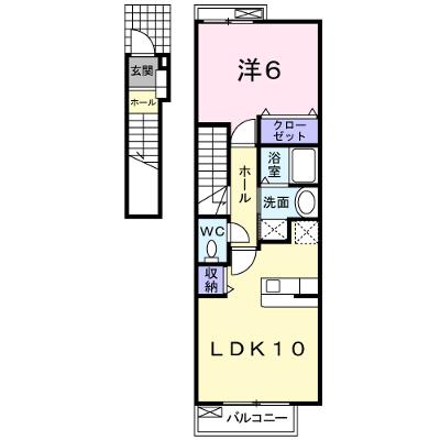 ベルメゾン・ロワールＡ 202【管理NO：1-015914401-02020】 ★家具家電は申し込み後に搬入しますの物件画像