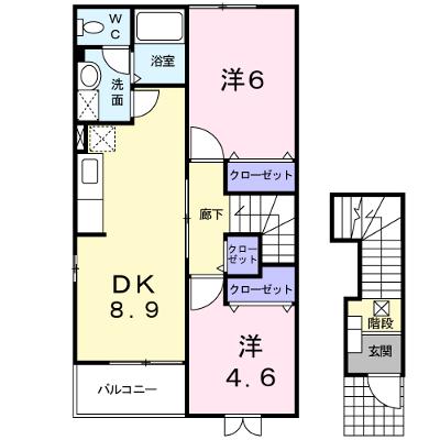 カーサ・ラグーナ 201【管理NO：1-012685501-02010】 ★家具家電は申し込み後に搬入します★の物件画像