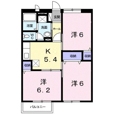 エルディムはるかぜ 203【管理NO：1-007533001-02030】 ★家具家電は申し込み後に搬入します★の物件画像