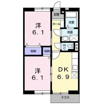 ラフィーネＡ 102【管理NO：1-007490901-01020】 ★家具家電は申し込み後に搬入しますの物件画像