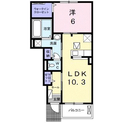 ルーチェ　ソラーレＢ 103【管理NO：1-024649402-01030】 ★家具家電は申し込み後に搬入します 2026年07月下旬入居可能の物件画像
