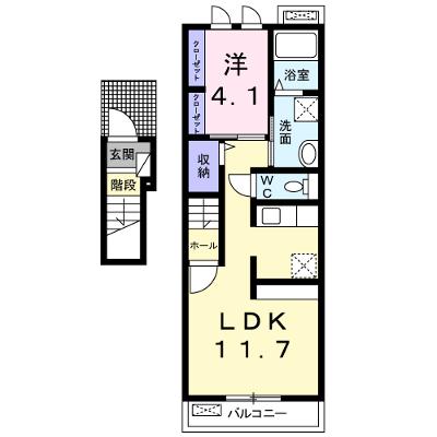 サンジャルダン 203【管理NO：1-020467001-02030】 ★家具家電は申し込み後に搬入します★の物件画像