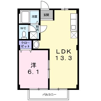 エバグリーンＢ 202【管理NO：1-006144102-02020】 ★家具家電は申し込み後に搬入しますの物件画像
