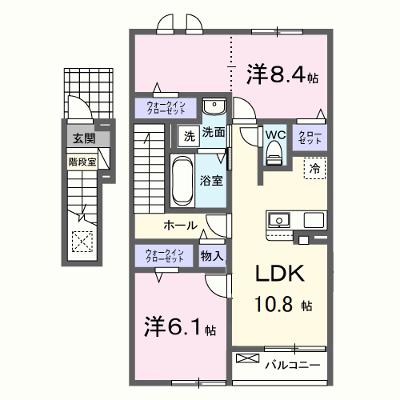 光テラス　Ⅱ 202【管理NO：1-028259102-02020】 ★家具家電は申し込み後に搬入しますの物件画像
