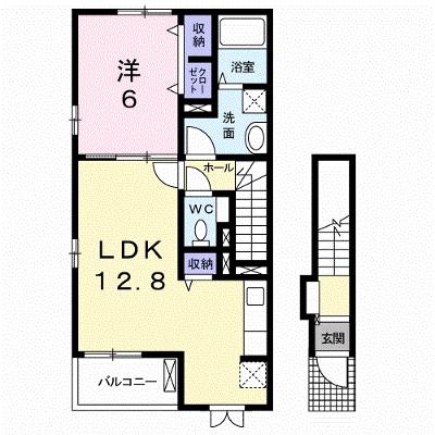 コッティ・ノイ 201【管理NO：1-022216801-02010】 ★家具家電は申し込み後に搬入します★の物件画像