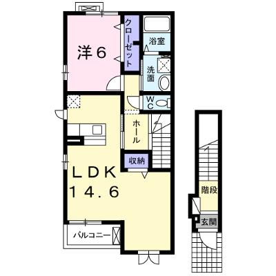 カンピオーネ 201【管理NO：1-019173201-02010】 ★家具家電は申し込み後に搬入します★の物件画像