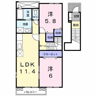 セレーノ・クラシコ 202【管理NO：1-016048301-02020】 ★家具家電は申し込み後に搬入します★の物件画像
