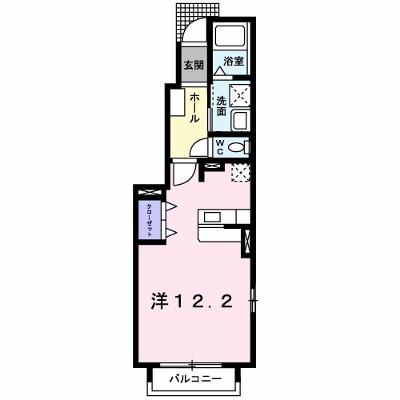 クレメント・エス 101【管理NO：1-015352001-01010】 ★家具家電は申し込み後に搬入します★の物件画像