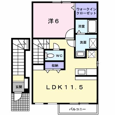 ブランシュ 202【管理NO：1-013934301-02020】 ★家具家電は申し込み後に搬入しますの物件画像