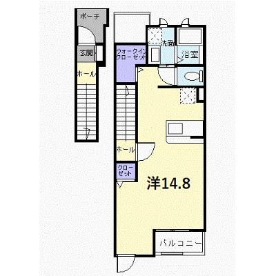 プラム 202【管理NO：1-013191101-02020】 ★家具家電は申し込み後に搬入しますの物件画像