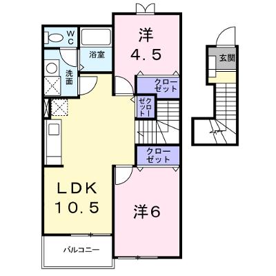 Ｃｒｏｕｄ　Ｏｏｋｕｂｏ　Ａ棟 203【管理NO：1-011850601-02030】 ★家具家電は申し込み後に搬入します★の物件画像
