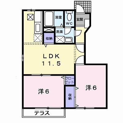 メゾン長船Ｂ 103【管理NO：1-011415702-01030】 ★家具家電は申し込み後に搬入しますの物件画像
