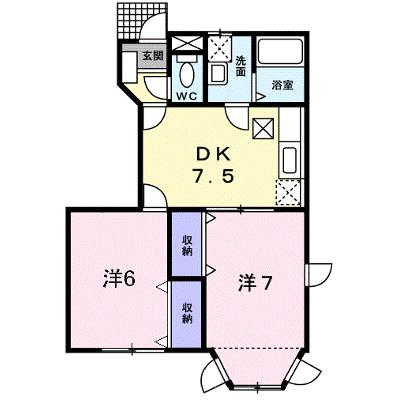 クレスト－ル福田 101【管理NO：1-007079301-01010】 ★家具家電は申し込み後に搬入しますの物件画像