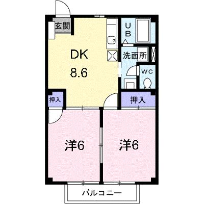 メゾン・フルール 102【管理NO：1-006590701-01020】 ★家具家電は申し込み後に搬入しますの物件画像
