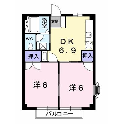 コスモハイツＡ 201【管理NO：1-004468301-02010】 ★家具家電は申し込み後に搬入します★の物件画像