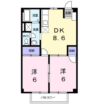 エンゼルハイツ中砂 205【管理NO：1-004245301-02040】 ★家具家電は申し込み後に搬入しますの物件画像