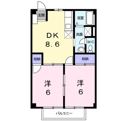 エンゼルハイツ中砂 202【管理NO：1-004245301-02020】 ★家具家電は申し込み後に搬入しますの物件画像
