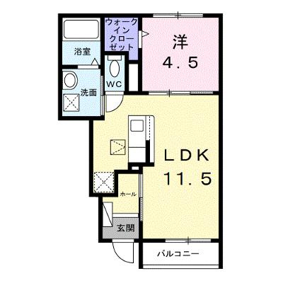 エトワール　ブランシュ 106【管理NO：1-028323601-01050】 ★家具家電は申し込み後に搬入します★の物件画像