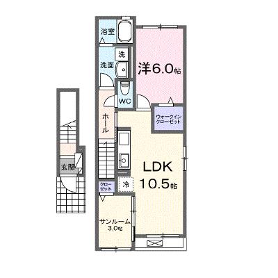 イースト　ドラゴン　Ⅰ 203【管理NO：1-027362401-02030】 ★家具家電は申し込み後に搬入しますの物件画像