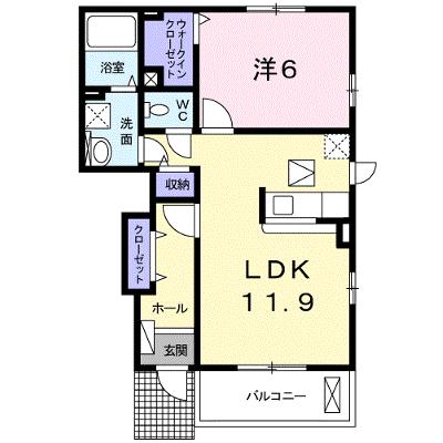 エトワール　ポレール　Ⅱ 105【管理NO：1-022850402-01040】 ★家具家電は申し込み後に搬入しますの物件画像