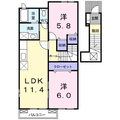 パラッツオ・クォーレＡ 202【管理NO：1-014936401-02020】 ★家具家電は申し込み後に搬入します★の物件画像