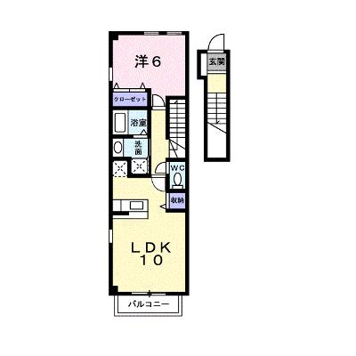 クラベールＡ 205【管理NO：1-013887401-02040】 ★家具家電は申し込み後に搬入します★の物件画像