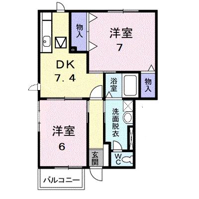 シェーン・バッハ 101【管理NO：1-012993001-01010】 ★家具家電は申し込み後に搬入しますの物件画像
