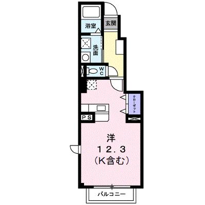 チアフルホームＡ 102【管理NO：1-012187901-01020】 ★家具家電は申し込み後に搬入します★の物件画像