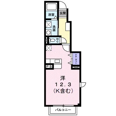 チアフルホームＡ 101【管理NO：1-012187901-01010】 ★家具家電は申し込み後に搬入しますの物件画像