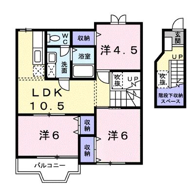 ソレア－ド 203【管理NO：1-010208801-02030】 ★家具家電は申し込み後に搬入します★の物件画像