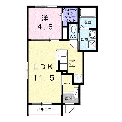 エトワール　ブランシュ 101【管理NO：1-028323601-01010】 ★家具家電は申し込み後に搬入します★の物件画像