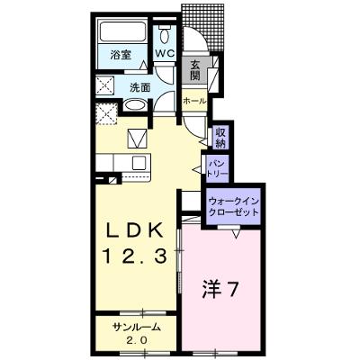 カーサ　フォルトゥ－ナ 103【管理NO：1-024955701-01030】 ★家具家電は申し込み後に搬入します★の物件画像