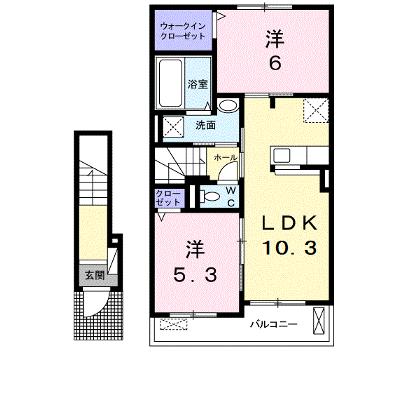 メゾンソレイユ亀島第２公園前Ｂ 203【管理NO：1-023671102-02030】 ★家具家電は申し込み後に搬入しますの物件画像