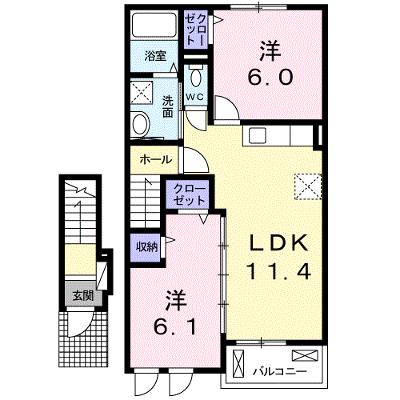 イリーデＡ 202【管理NO：1-021479401-02020】 ★家具家電は申し込み後に搬入しますの物件画像