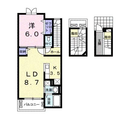 シャルマン　ドミール 303【管理NO：1-017487001-03030】 ★家具家電は申し込み後に搬入します★の物件画像