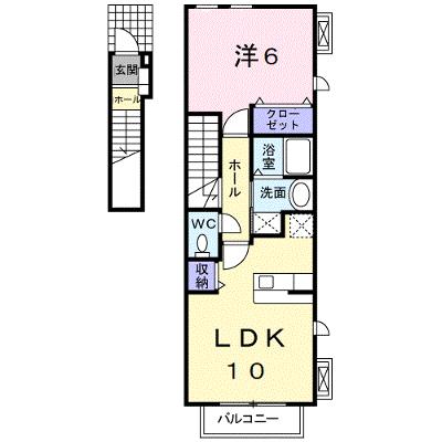 セイバリーＫⅡ 201【管理NO：1-016167201-02010】 ★家具家電は申し込み後に搬入します★の物件画像