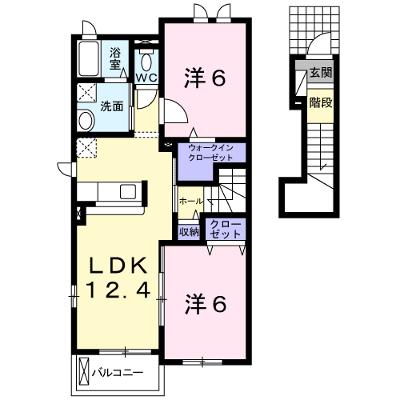 モデルノ　ブローテ　Ｃ 202【管理NO：1-015911803-02020】 ★家具家電は申し込み後に搬入しますの物件画像