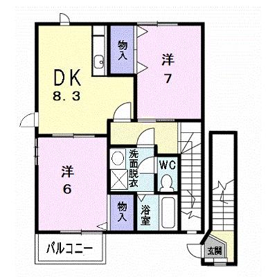 シェーン・バッハ 201【管理NO：1-012993001-02010】 ★家具家電は申し込み後に搬入しますの物件画像