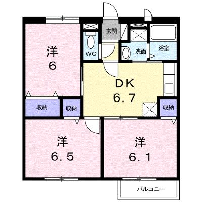 エルディムボナールＢ 103【管理NO：1-010332502-01030】 ★家具家電は申し込み後に搬入しますの物件画像