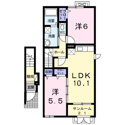 ボニート・ブリッサⅡ 203【管理NO：1-016031002-02030】 ★家具家電は申し込み後に搬入しますの物件画像