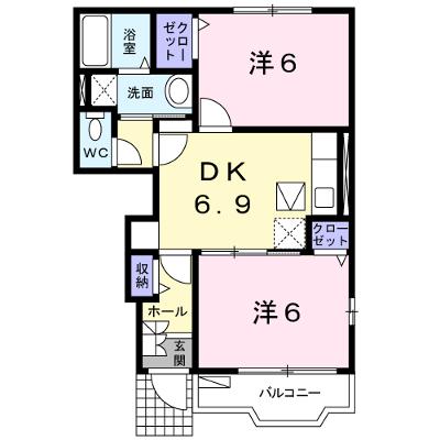 グランディール 104【管理NO：1-013094401-01040】 ★家具家電は申し込み後に搬入します★の物件画像