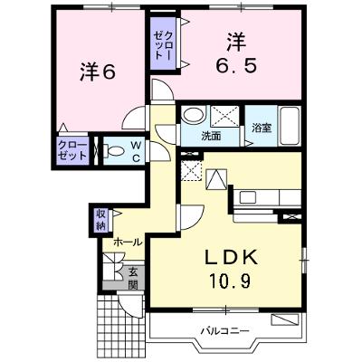 ミルキー・ウェイＡ 102【管理NO：1-012931301-01020】 ★家具家電は申し込み後に搬入します★の物件画像