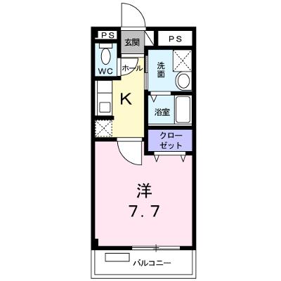 エスポワール宮本 206【管理NO：1-012151601-02060】 ★家具家電は申し込み後に搬入します★の物件画像