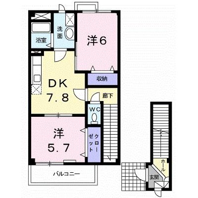 ウェアーハウス　Ｃ 202【管理NO：1-009786903-02020】 ★家具家電は申し込み後に搬入しますの物件画像
