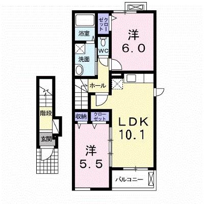フォレスト・ハハキＣ 205【管理NO：1-020852403-02050】 ★家具家電は申し込み後に搬入します★の物件画像
