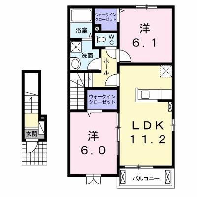 ラ・フォルテⅡ 203【管理NO：1-020360302-02030】 ★家具家電は申し込み後に搬入します★の物件画像