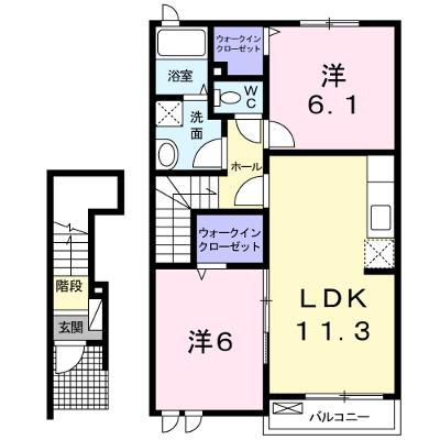 サフラン 202【管理NO：1-016501501-02020】 ★家具家電は申し込み後に搬入します★の物件画像