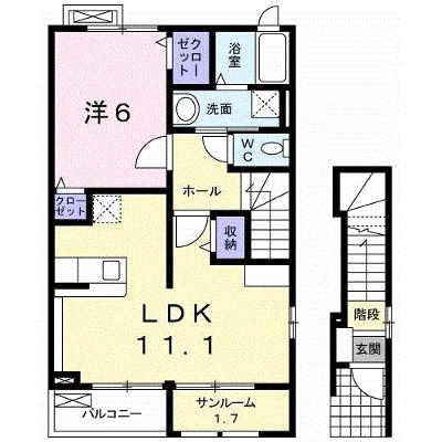 アルコイーリス　Ａ 202【管理NO：1-015381701-02020】 ★家具家電は申し込み後に搬入しますの物件画像