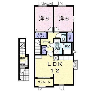 カレント・ベルデ 205【管理NO：1-015200801-02050】 ★家具家電は申し込み後に搬入しますの物件画像