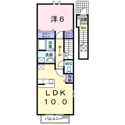 ファーストヒストリーＣ 201【管理NO：1-014709701-02010】 ★家具家電は申し込み後に搬入しますの物件画像